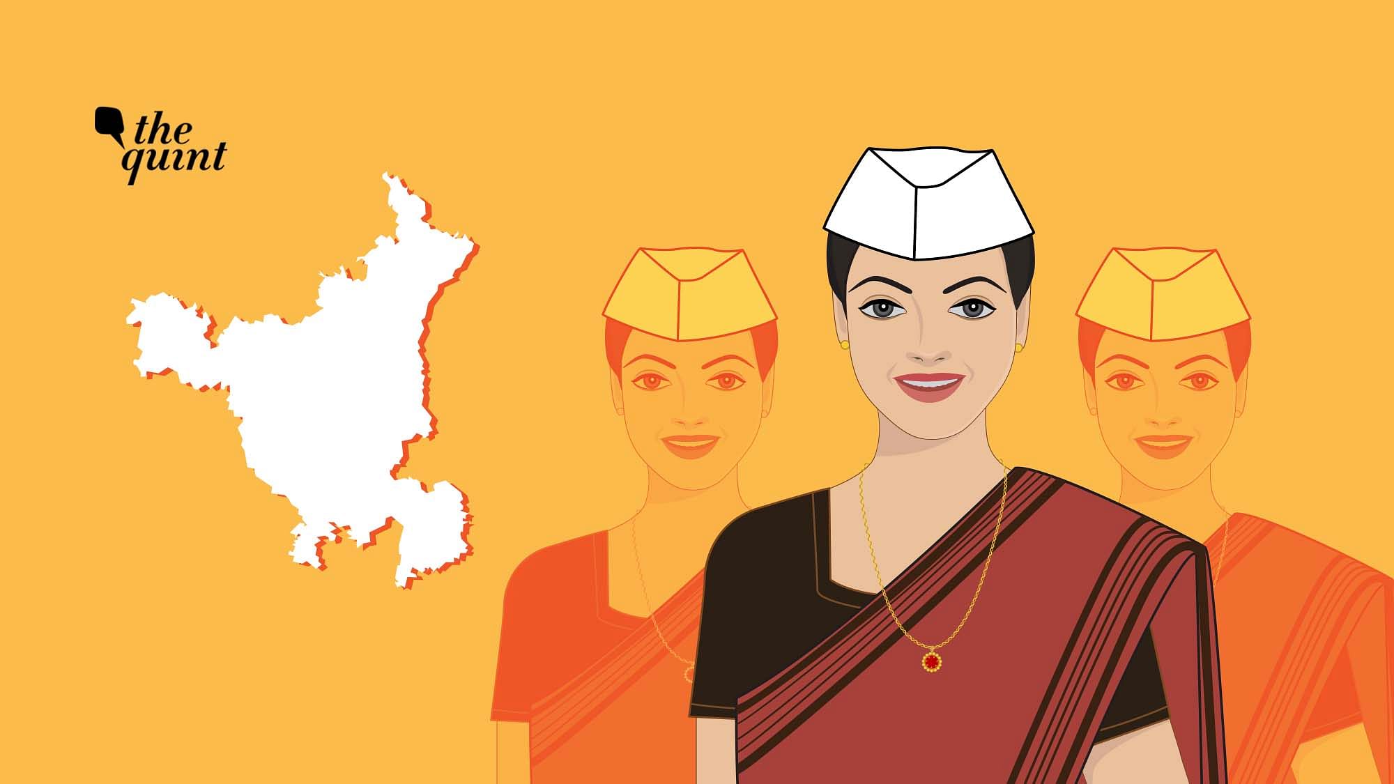  The state saw 104 women candidates contesting from 56 constituencies.