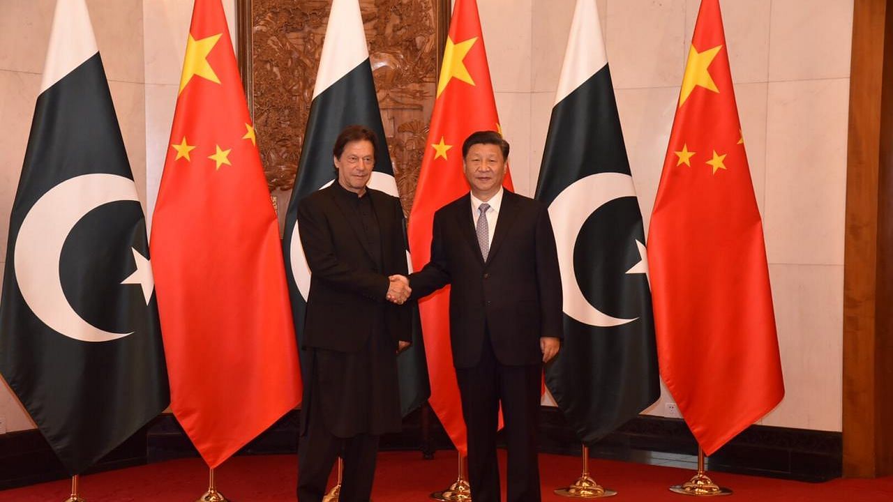 Pak PM Imran Khan meets Xi Jinping in Beijing.