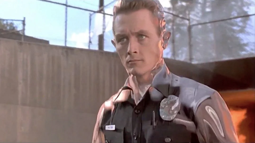 Robert Patrick as the almost indestructible T-1000 in <i>Terminator 2: Judgement Day.</i>