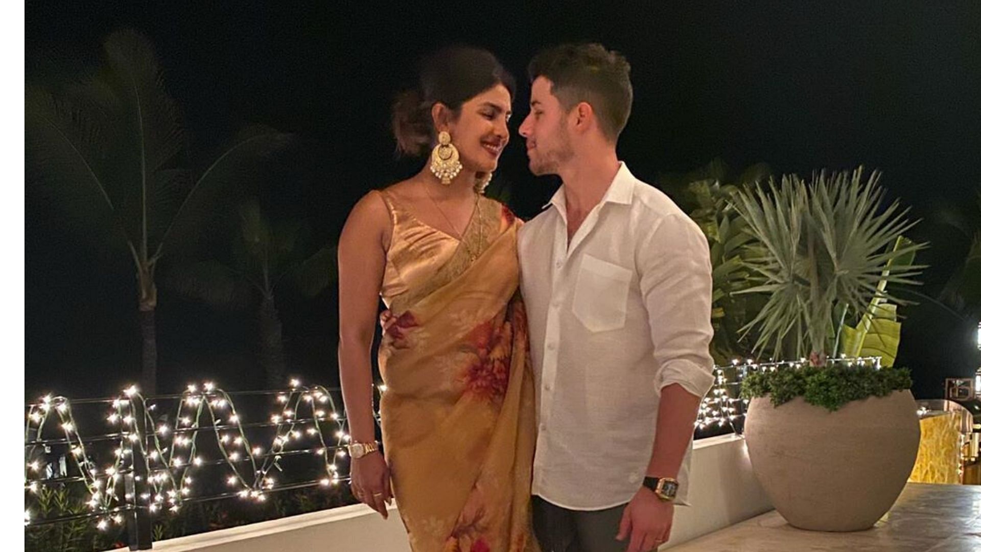 Priyanka Chopra and Nick Jonas celebrate Diwali together in Mexico.