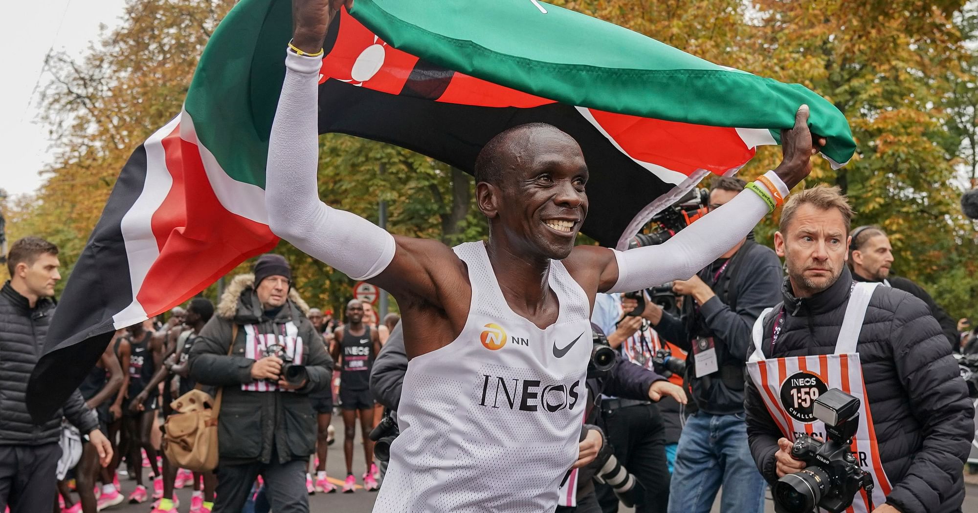 Eliud Kipchoge Becomes First Athlete to Run Marathon Under 2 Hours