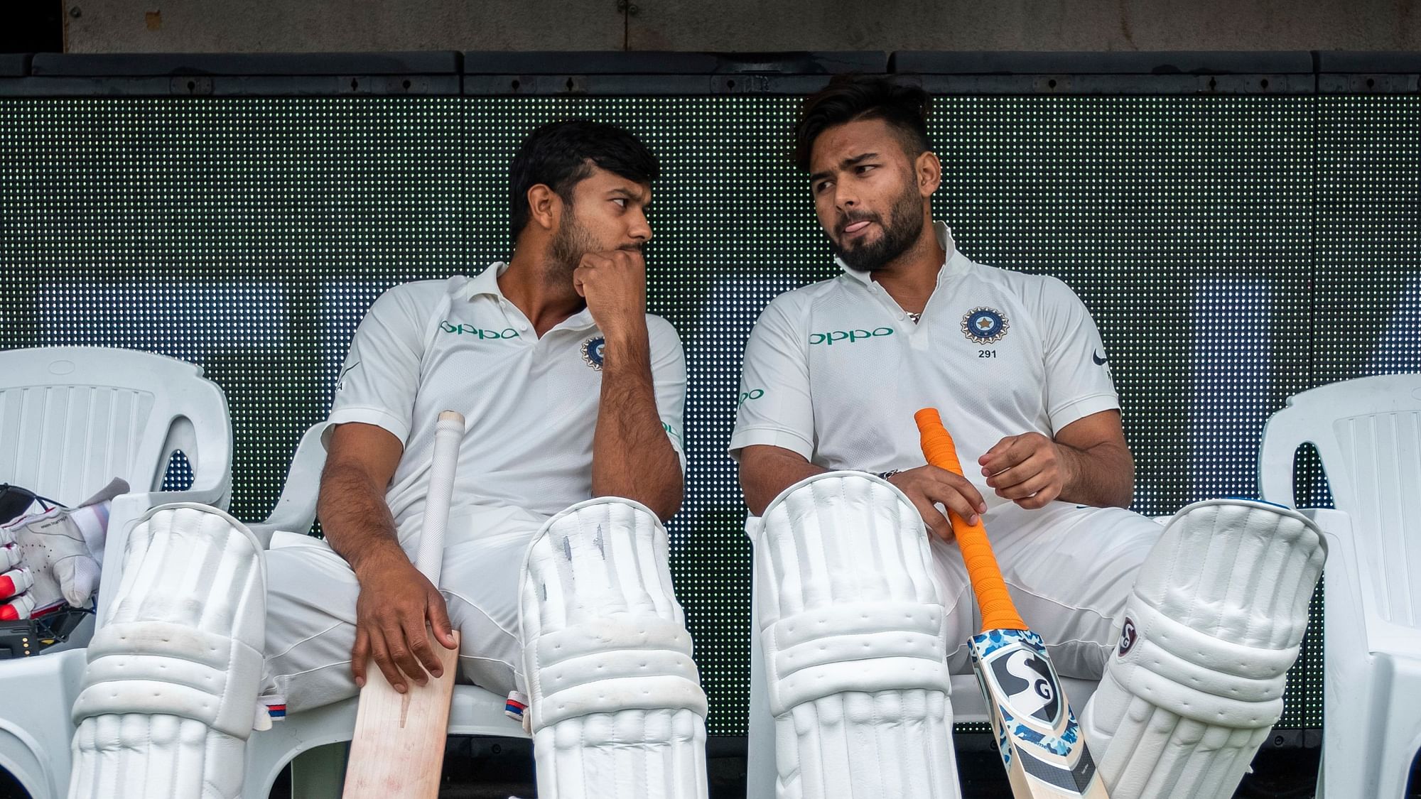 Mayank Agarwal cementing his place in the team and Rishabh Pant faltering under pressure is a tale of contrasts among the two cricketers trying to cement their spot in the Indian team.