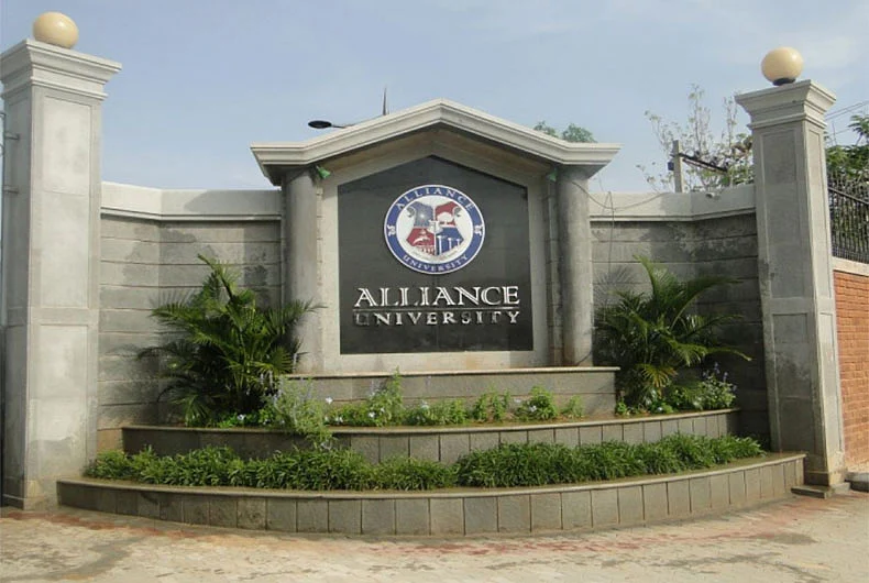 Alliance university in Bengaluru. 