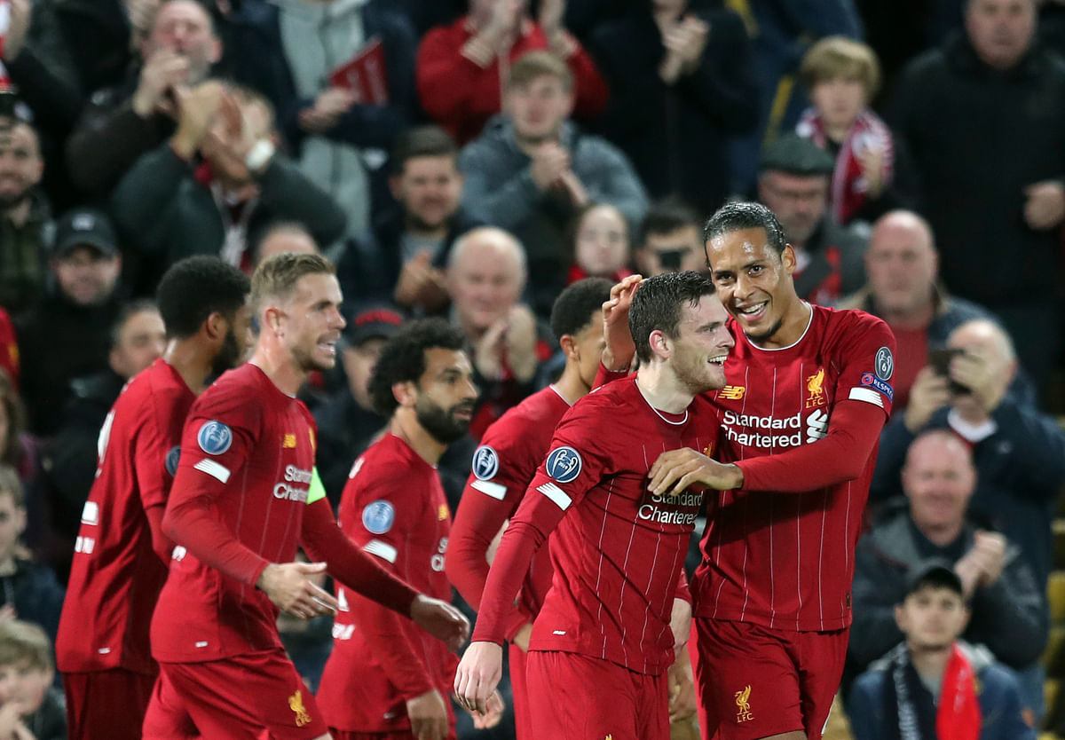 Trailing 3-0 after 36 minutes following goals by Sadio Mane, Andrew Robertson and Salah, Salzburg stunned Liverpool.