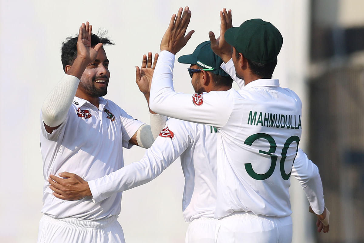 Latest updates from Day 1 of the first Test between India and Bangladesh at Indore.