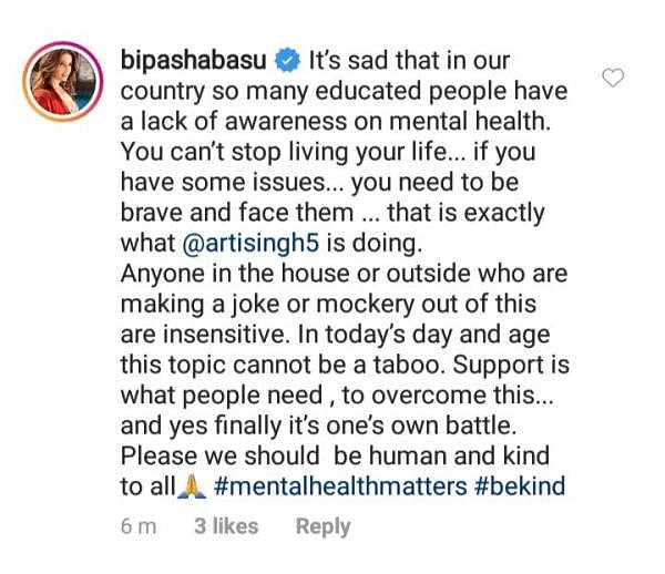 Arti Singh was trolled for opening up on mental health on the reality show.