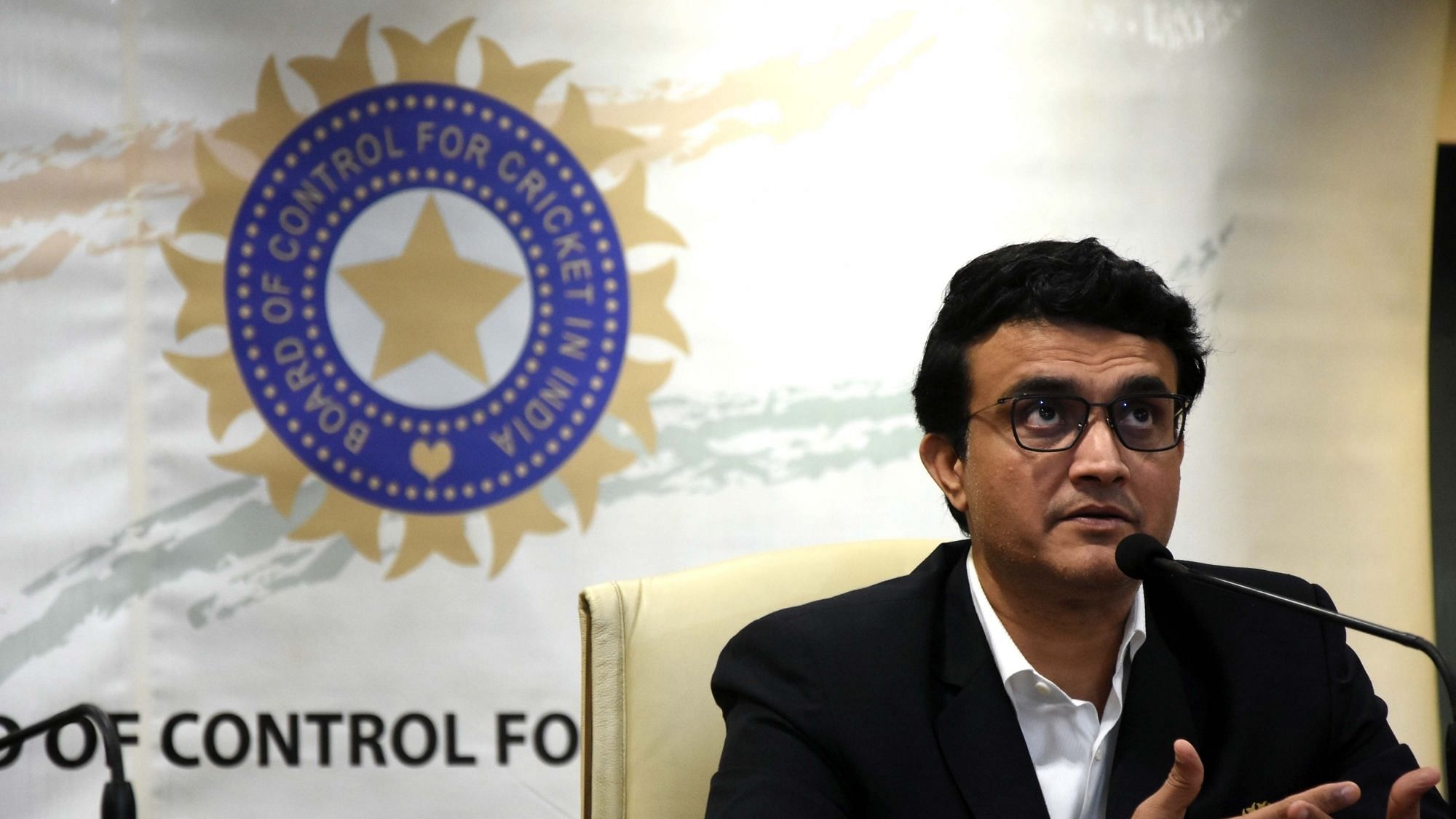 Moments after inspecting the pitch, Sourav Ganguly spoke to the media and his excitement which was clearly visible.