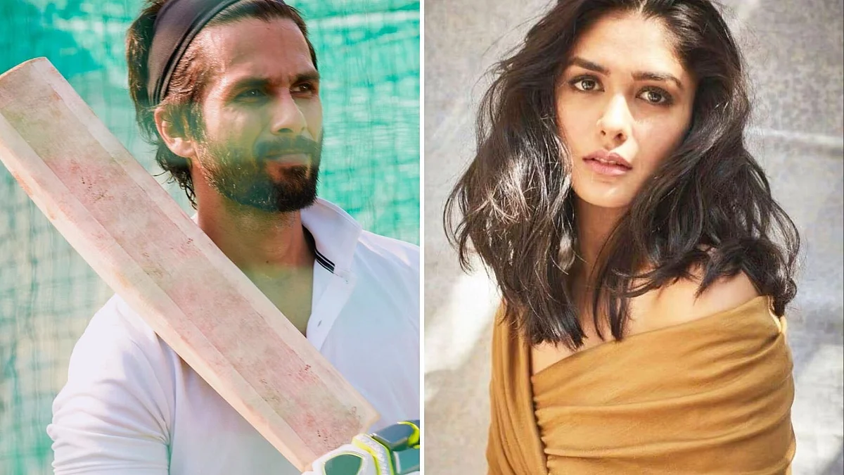 Mrunal Thakur will share screen space with Shahid in <i>Jersey</i>.