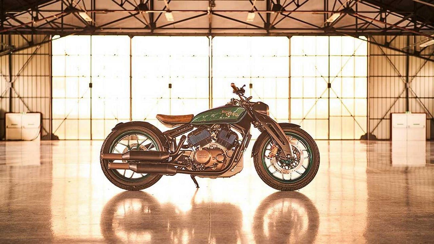 Image of Royal Enfield’s 835 twin concept, used for representation.
