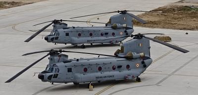 CH 47 F(I)- Chinook helicopters. (File Photo: IANS)