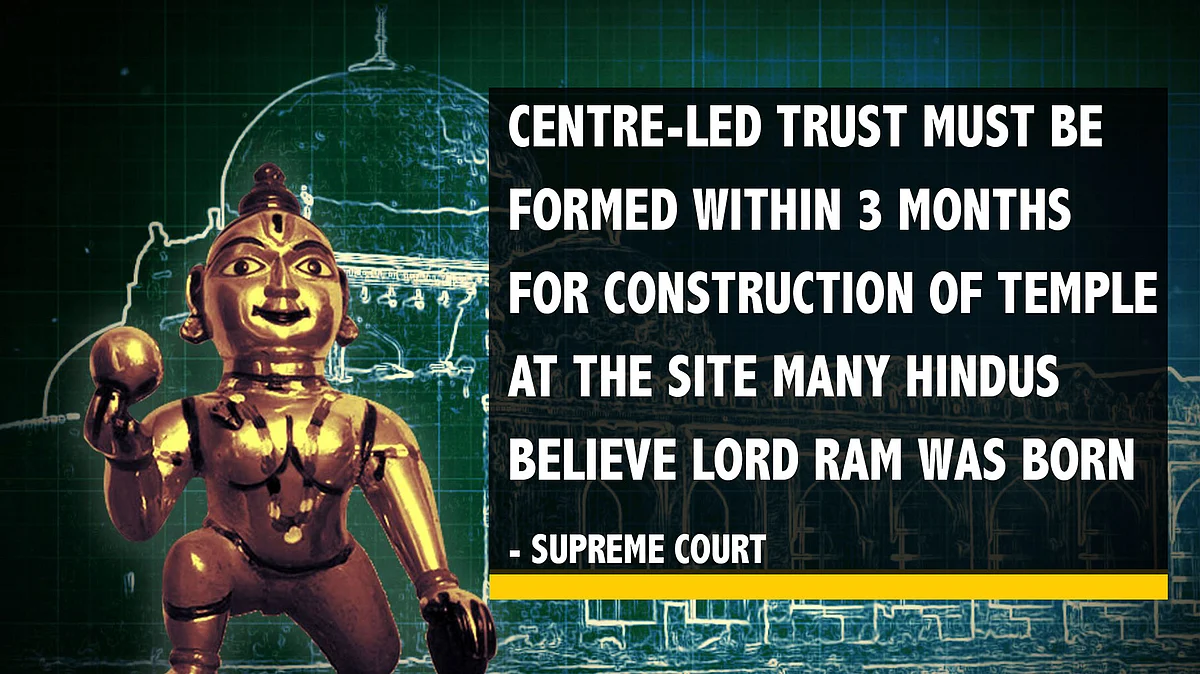 SC Verdict: Hindus Get Disputed Land; Alternate Site for Mosque