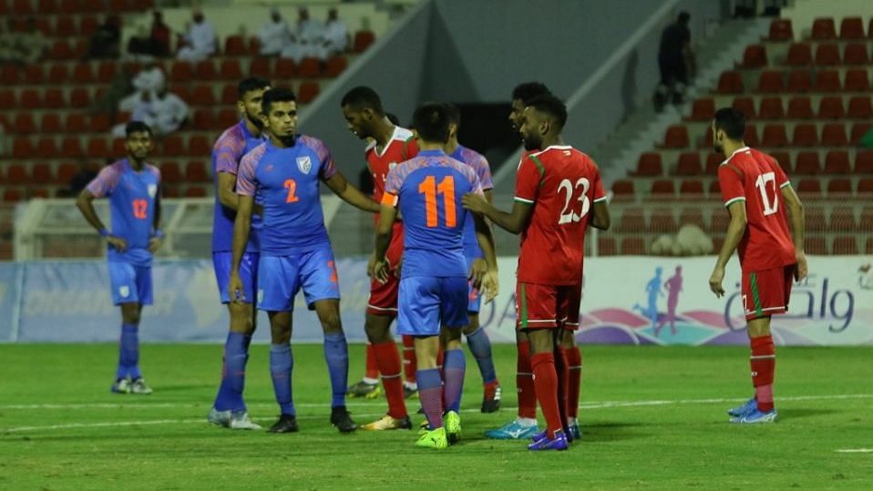 Oman had defeated India 2-1 in the first leg in September in Guwahat.