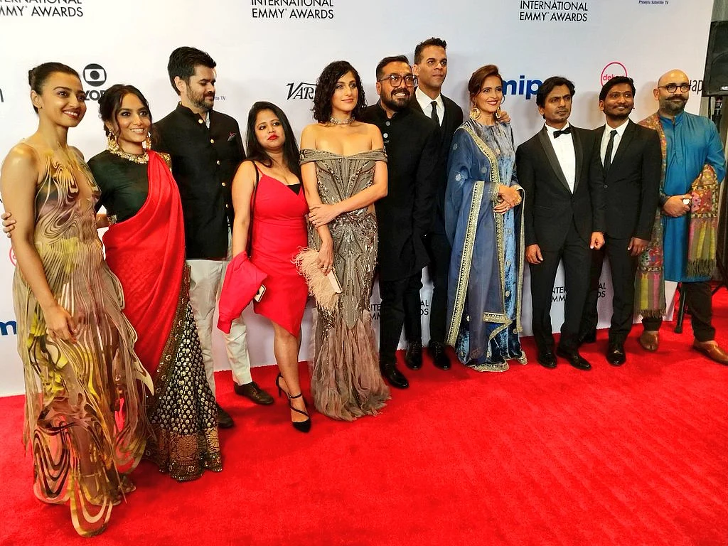 Team <i>Sacred Games </i>on the red carpet.