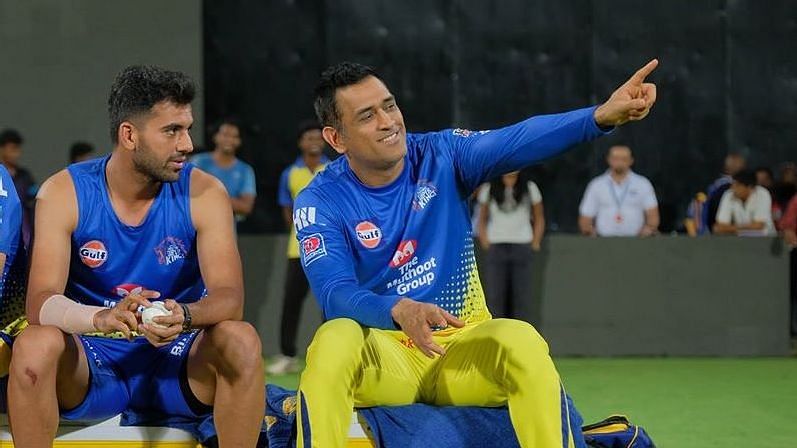 MS Dhoni is known to be a mentor, just like he had been one for breakout Indian bowler Deepak Chahar.