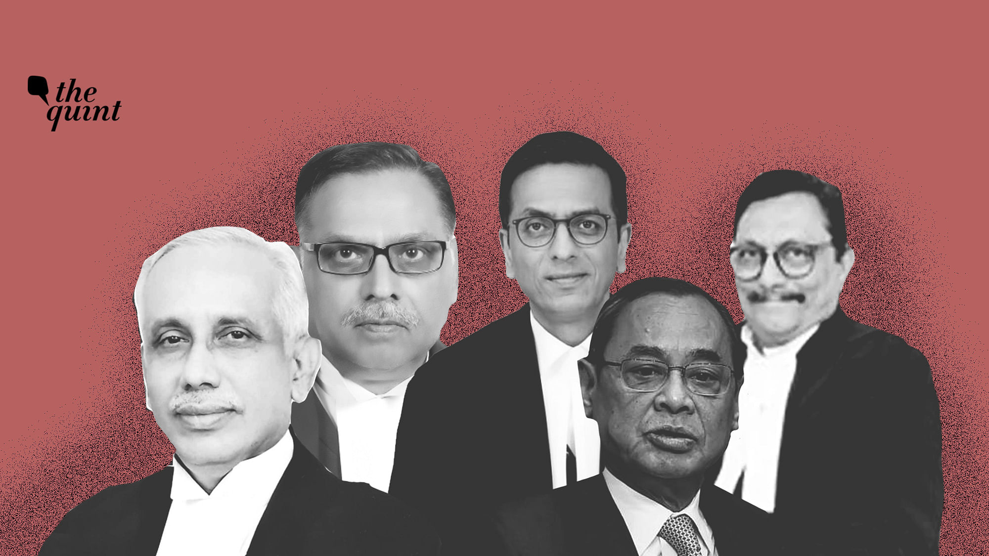 (From L-R) Justices Abdul Nazeer, Ashok Bhushan, DY Chandrachud, Ranjan Gogoi and SA Bobde.
