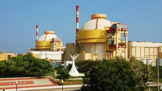 A file image of the Kudankulam Nuclear Power Plant in Tamil nadu.