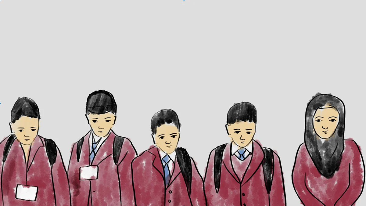 Children and Kashmir haven’t attended school in the last three months. 