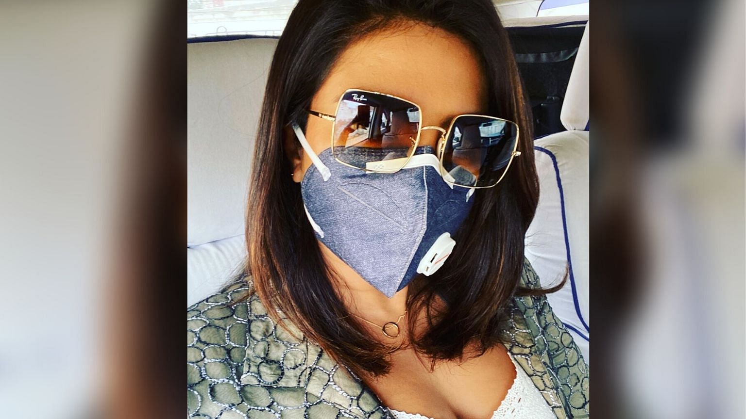 Priyanka Chopra wears a mask to highlight dire consequences of Delhi air pollution