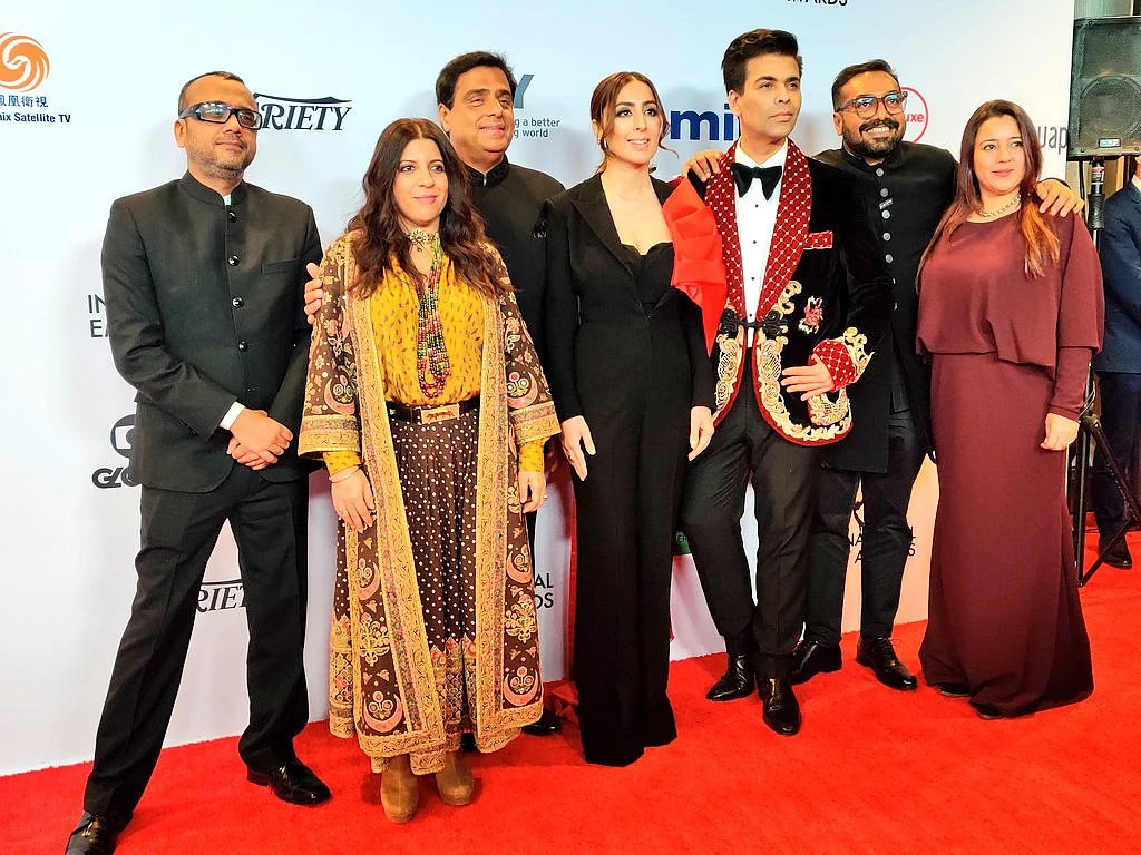 Team <i>Lust Stories </i>on the red carpet.