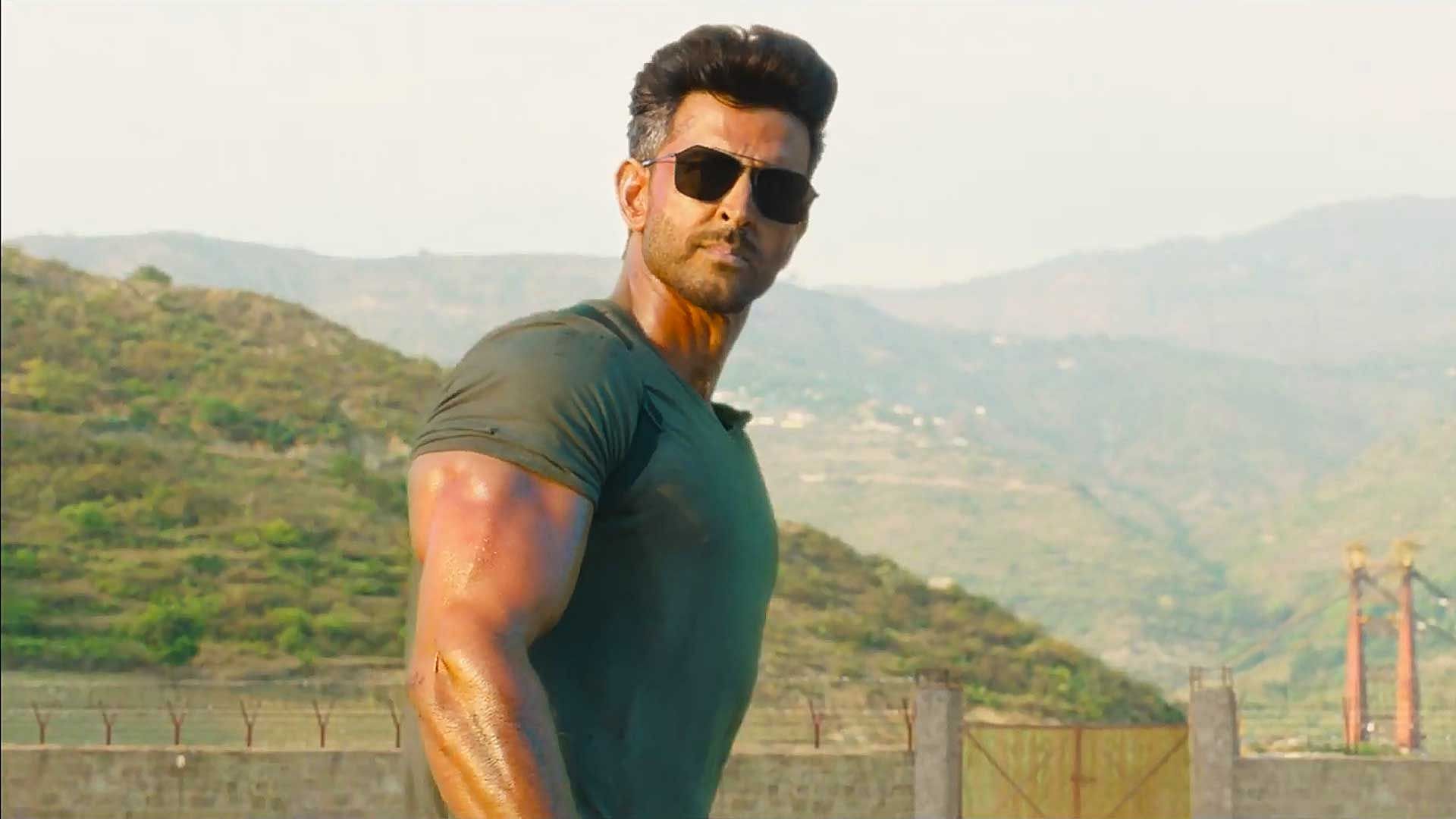Hrithik Roshan in a still from his latest, <i>War.</i>