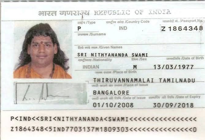 A case of rape was registered against Nithyananda in 2010 after a US citizen accused him of rape.