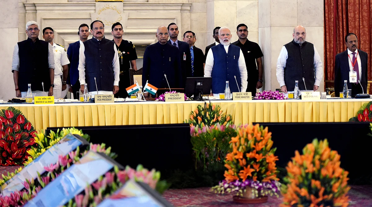 Prime Minister Narendra Modi met governors and lieutenant governors on Saturday.