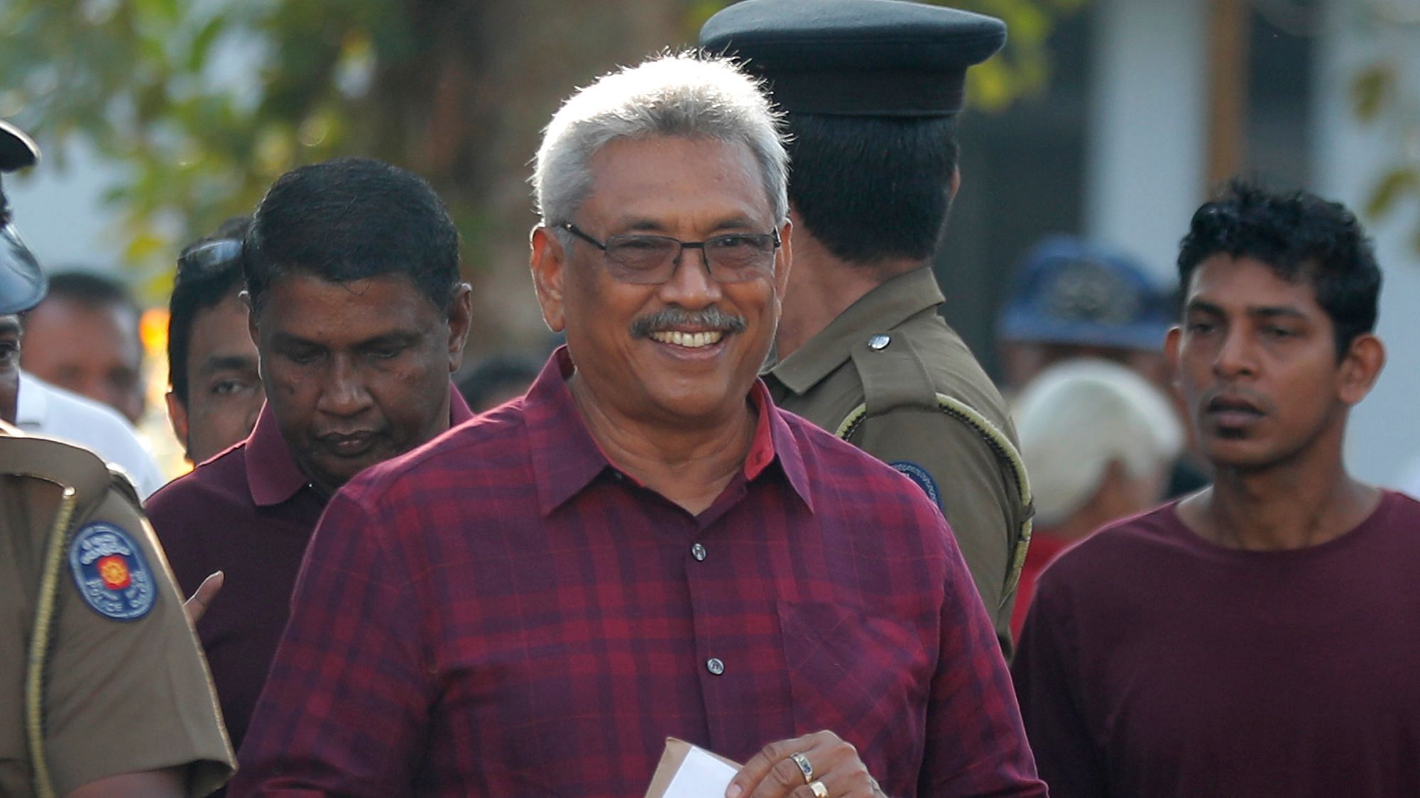 Sri Lanka’s former Defense Secretary and presidential candidate Gotabaya Rajapaksa.