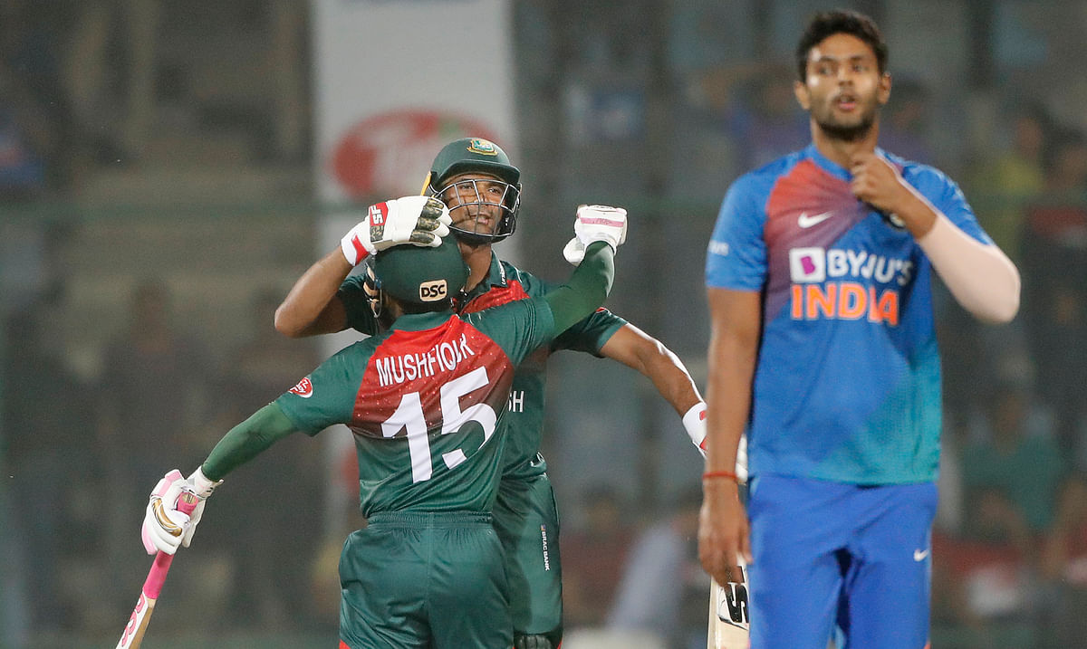 Bangladesh have registered their first victory in nine T20I matches against India.