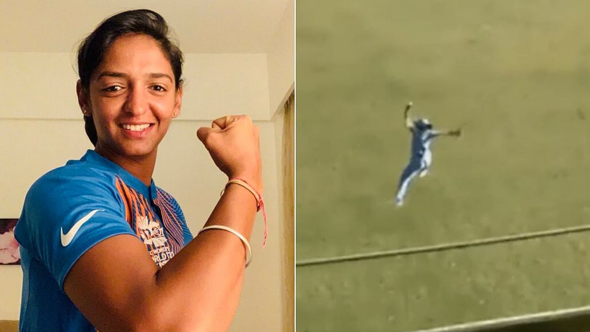 Twitter Goes Wild As Harmanpreet Pulls Off One Handed Catch