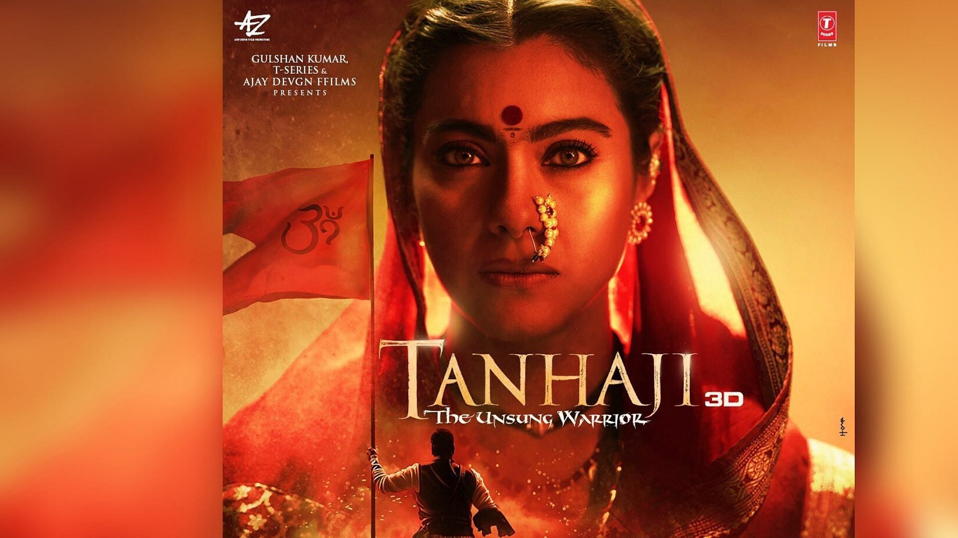 Kajol in a poster from <i>Tanhaji</i>.