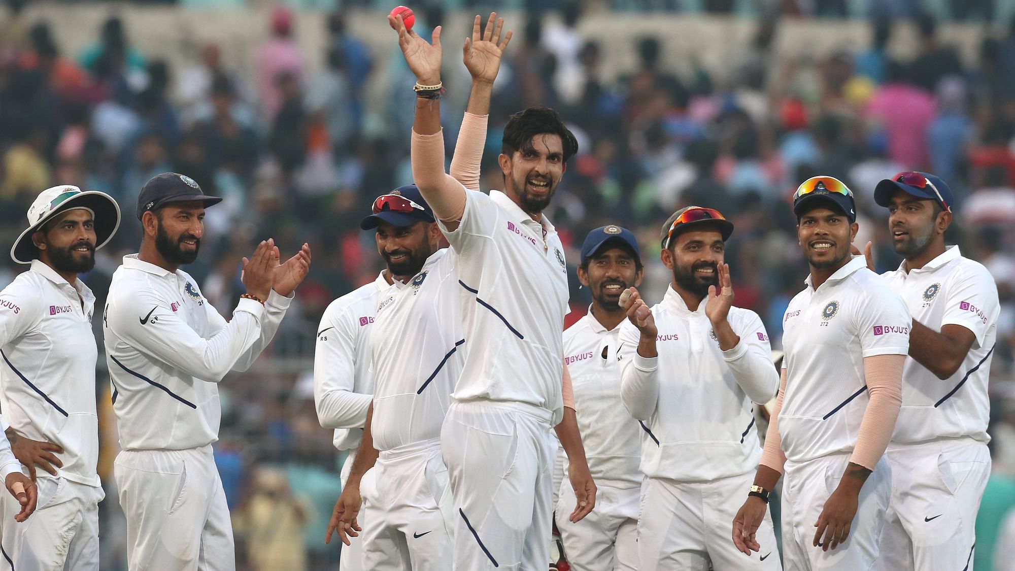 After a long wait of 12 years, Ishant finally got a five-wicket haul (5/22) at home.
