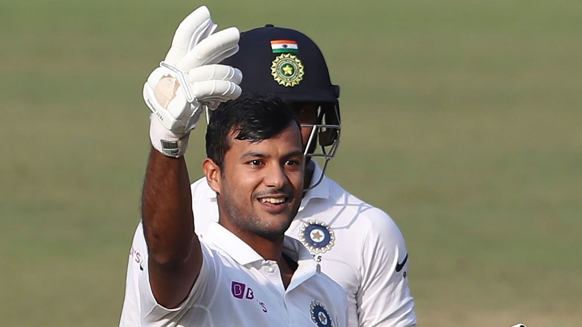 Mayank Agarwal has scored two double centuries in his last eight Test matches.