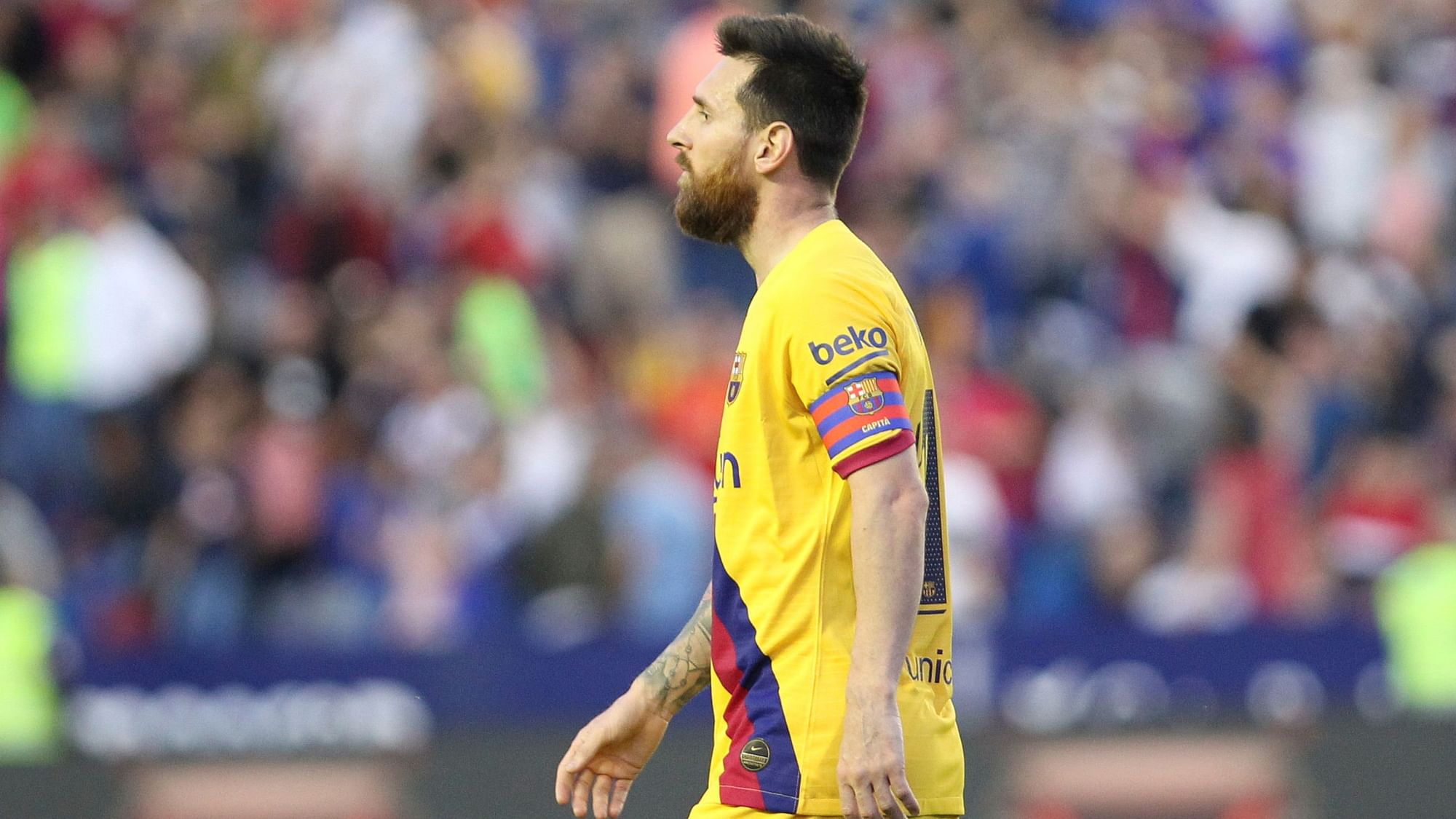 Lionel Messi and Barcelona slumped to a 3-1 defeat to Levante.