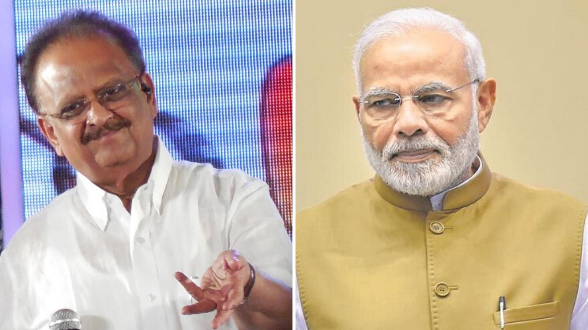 Singer SP Balasubrahmanyam was invited recently for a gathering with the PM.