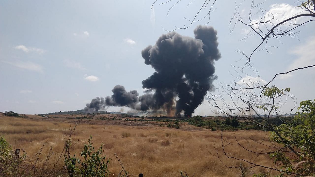 MiG-29K fighter aircraft crashes in Goa during a training mission.