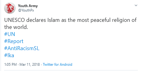 Did UNESCO Call Islam Most Peaceful Religion? No, It’s an Old Hoax