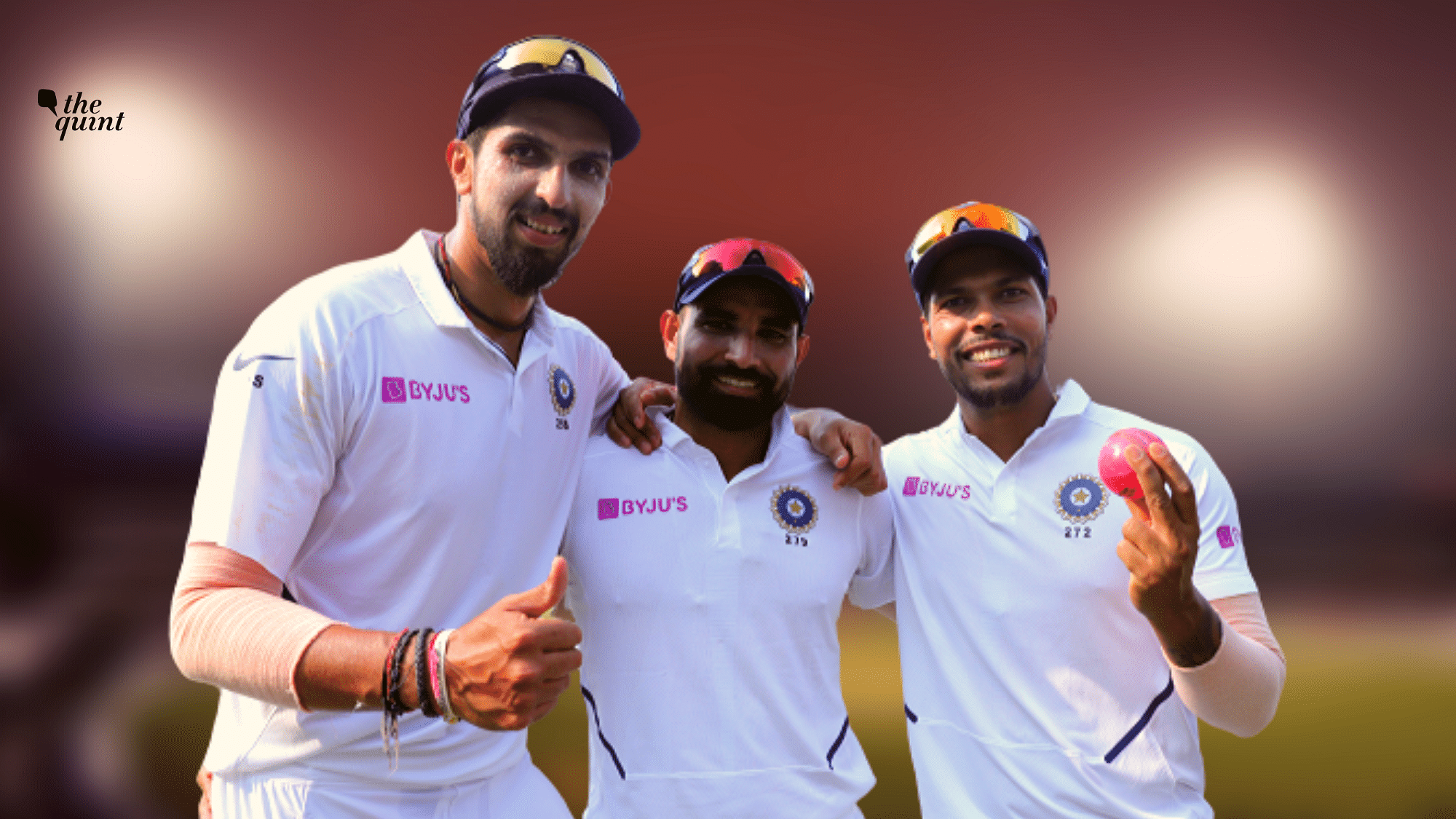 Ishant Sharma (left), Mohammed Shami (centre) and Umesh Yadav have taken 35 wickets among themselves in the two-match Bangladesh Test series.