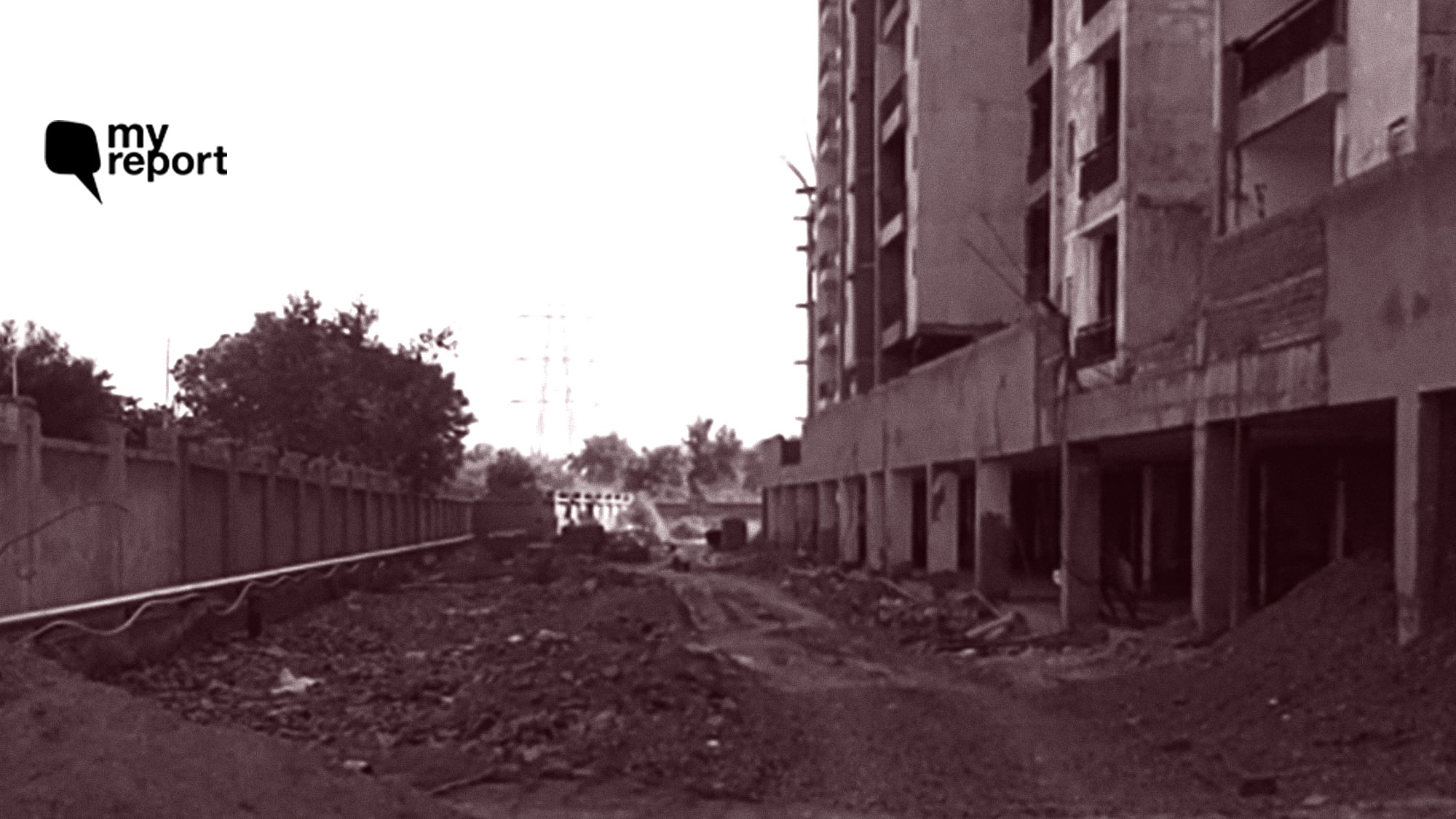 Bhiwadi Builder Flats: The construction site of VP Spaces’ ‘Grandeur’ in Bhiwadi.&nbsp;