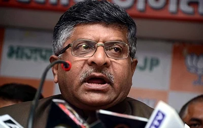 Law Minister Ravi Shankar Prasad.