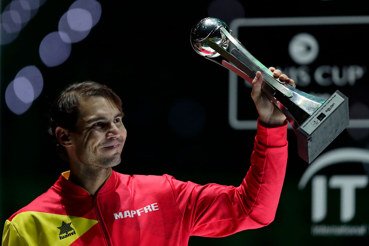 Nadal won all his matches, leading Spain to their sixth Davis Cup title after a 2-0 win over maiden finalist Canada.