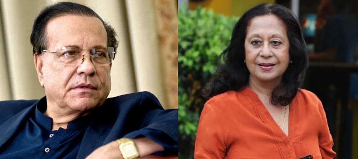 Aatish’s parents: the late Salman Taseer (left), and Tavleen Singh.