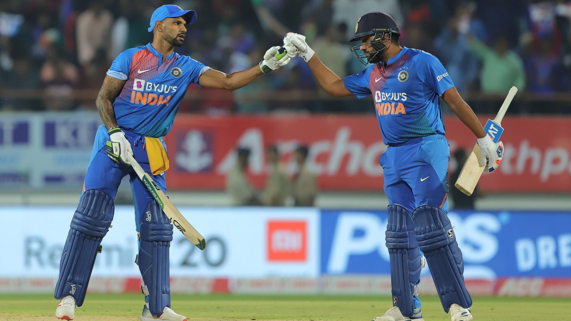 India defeated Bangladesh by eight wickets in the second T20 in Rajkot.