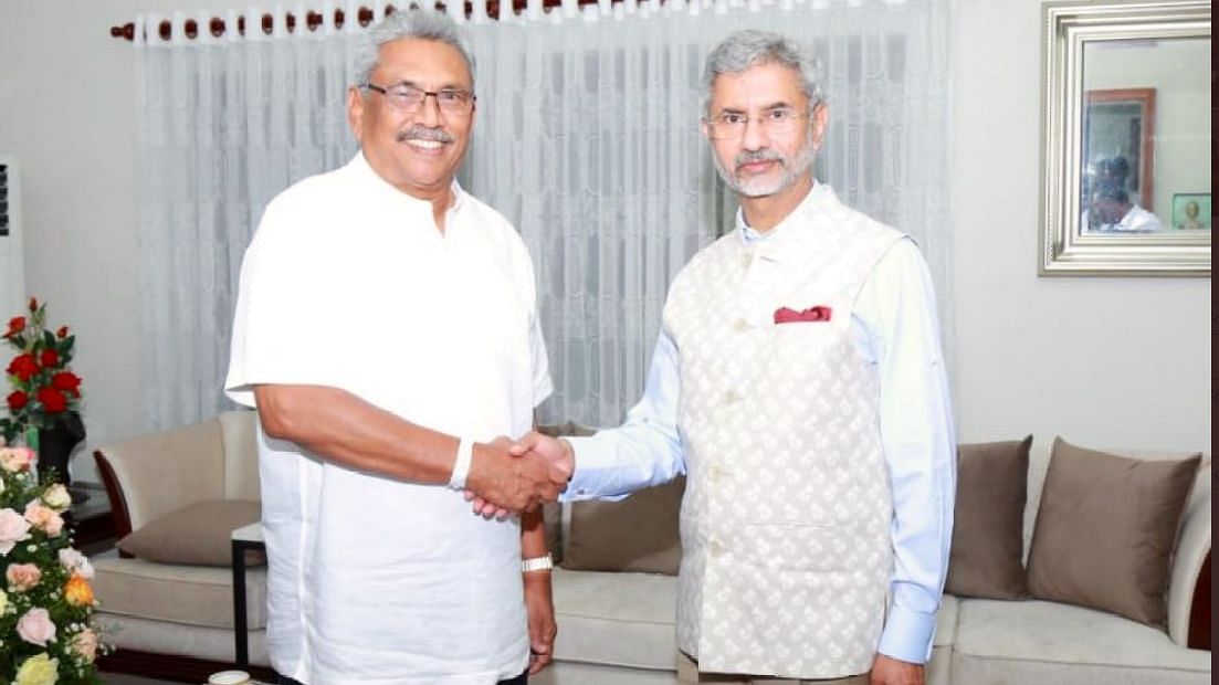 EAM S Jaishankar with Sri Lanka President Gotabaya Rajapaksa.