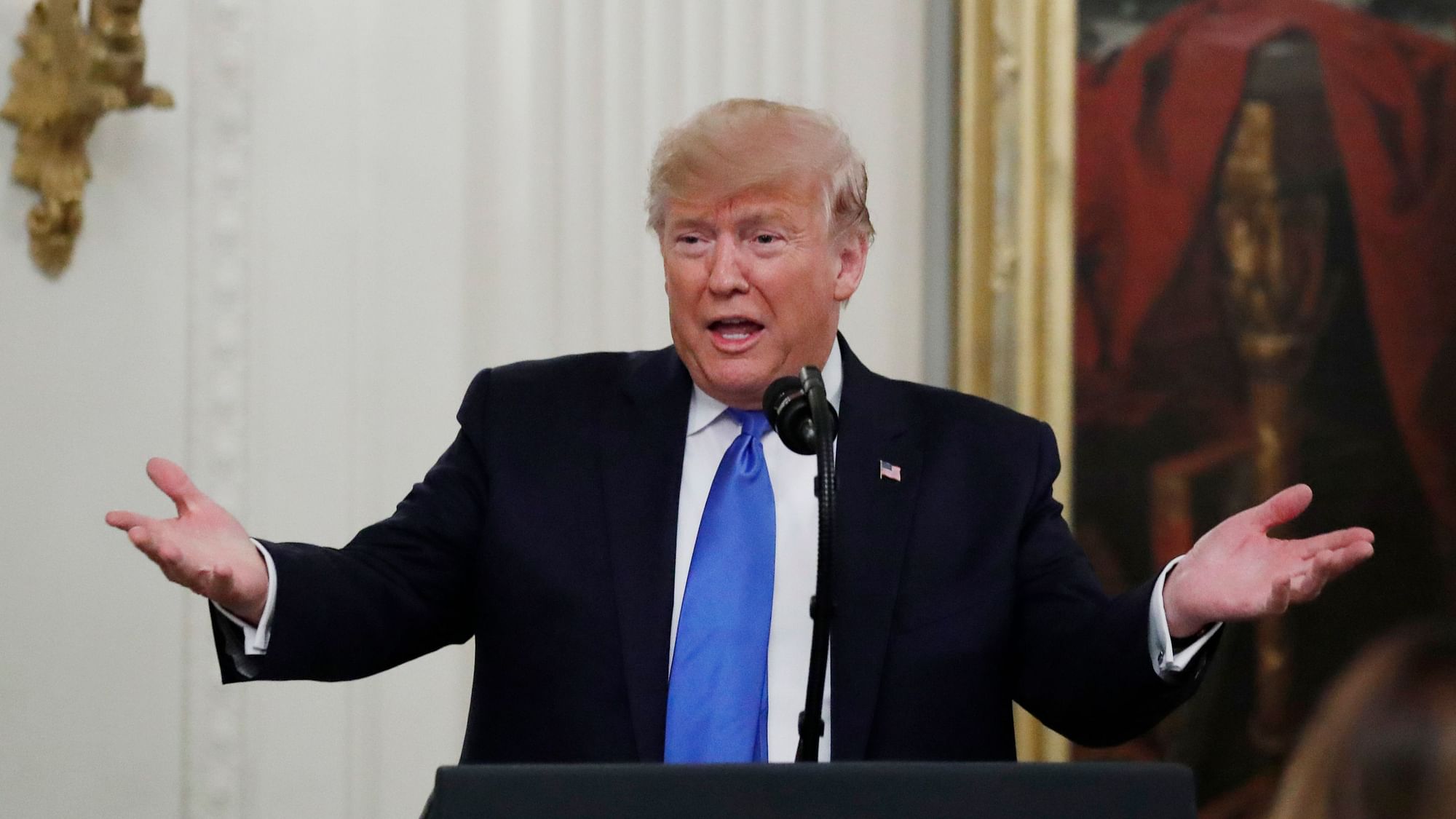“If it weren’t for me, Hong Kong would have been obliterated in 14 minutes,” Trump said in a scattershot early morning interview with Fox News.