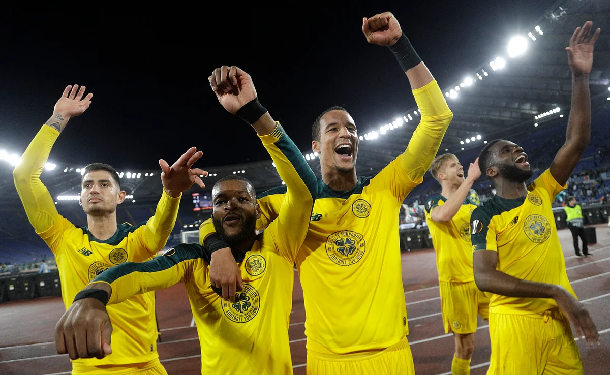 Olivier Ntcham scored deep in injury time for Celtic to complete its come-from-behind win at Lazio.