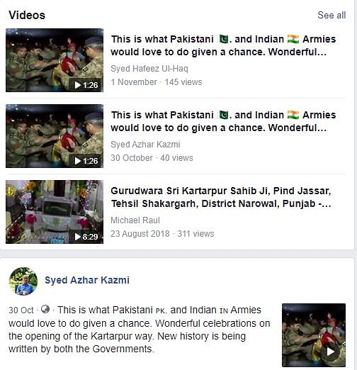 A video is being shared claiming that Indian and Pakistani troops danced together to mark the opening of Kartarpur. 