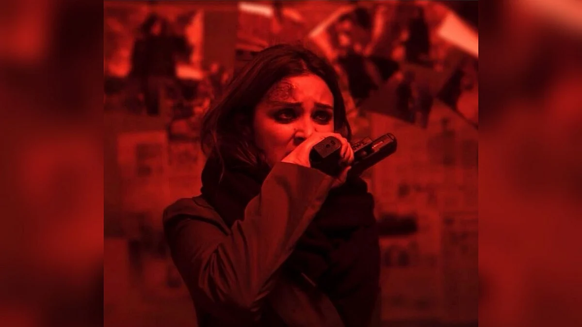 Parineeti Chopra in a still from the Bollywood remake of <i>The Girl on the Train</i>. 