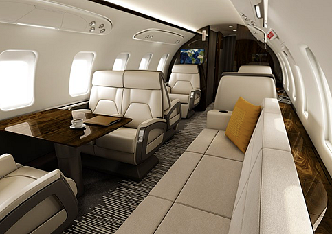 Bombardier Challenger 650 Aircraft.