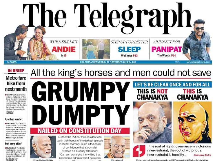 ‘Sau sarkar ki ek Pawar ki’ to ‘Pawar play’: How Indian newspapers headlines defined Maharashtra political madness.
