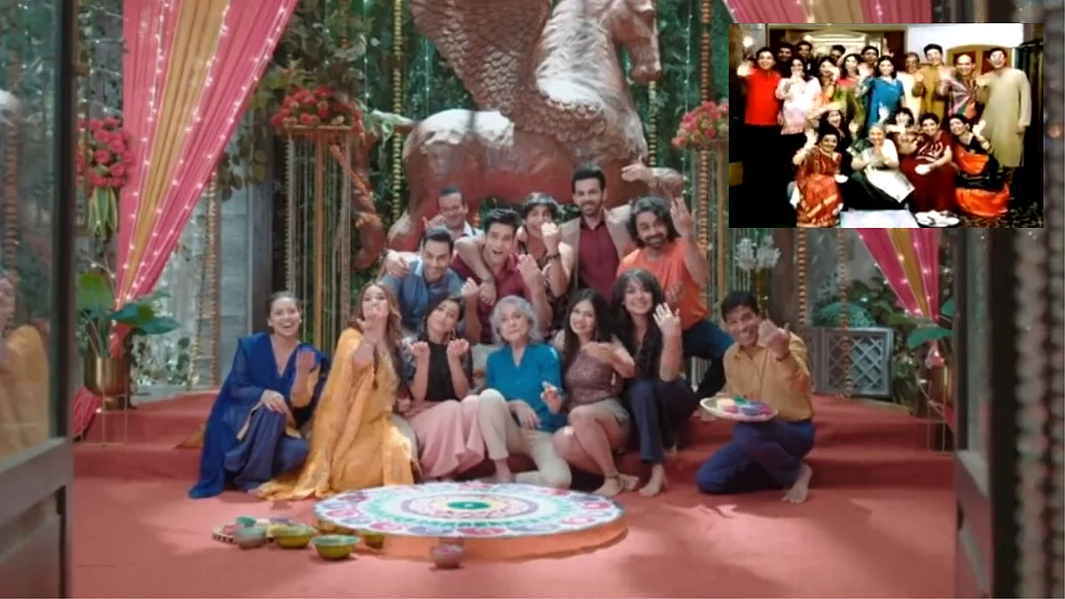 Kahaan Hum Kahaan Tum recreates the Kyunki Saans Bhi Kabhi Bahu Thi title song.